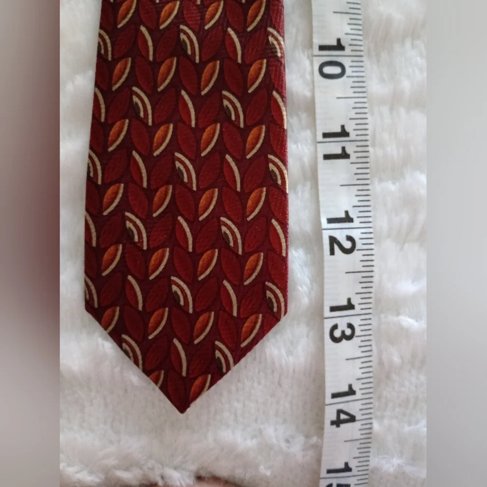 Red Boy's Clip On Tie Set